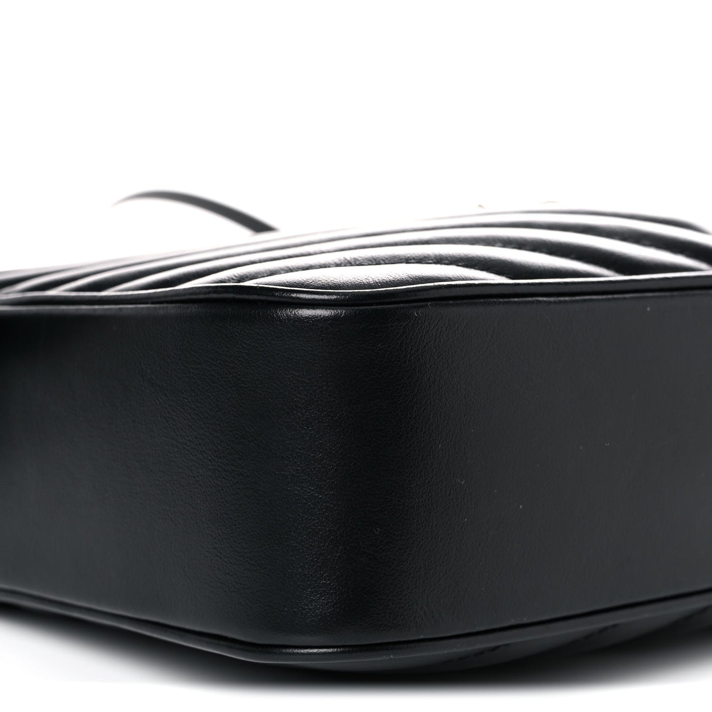 Calfskin Matelasse Monogram Lou Camera Bag Black