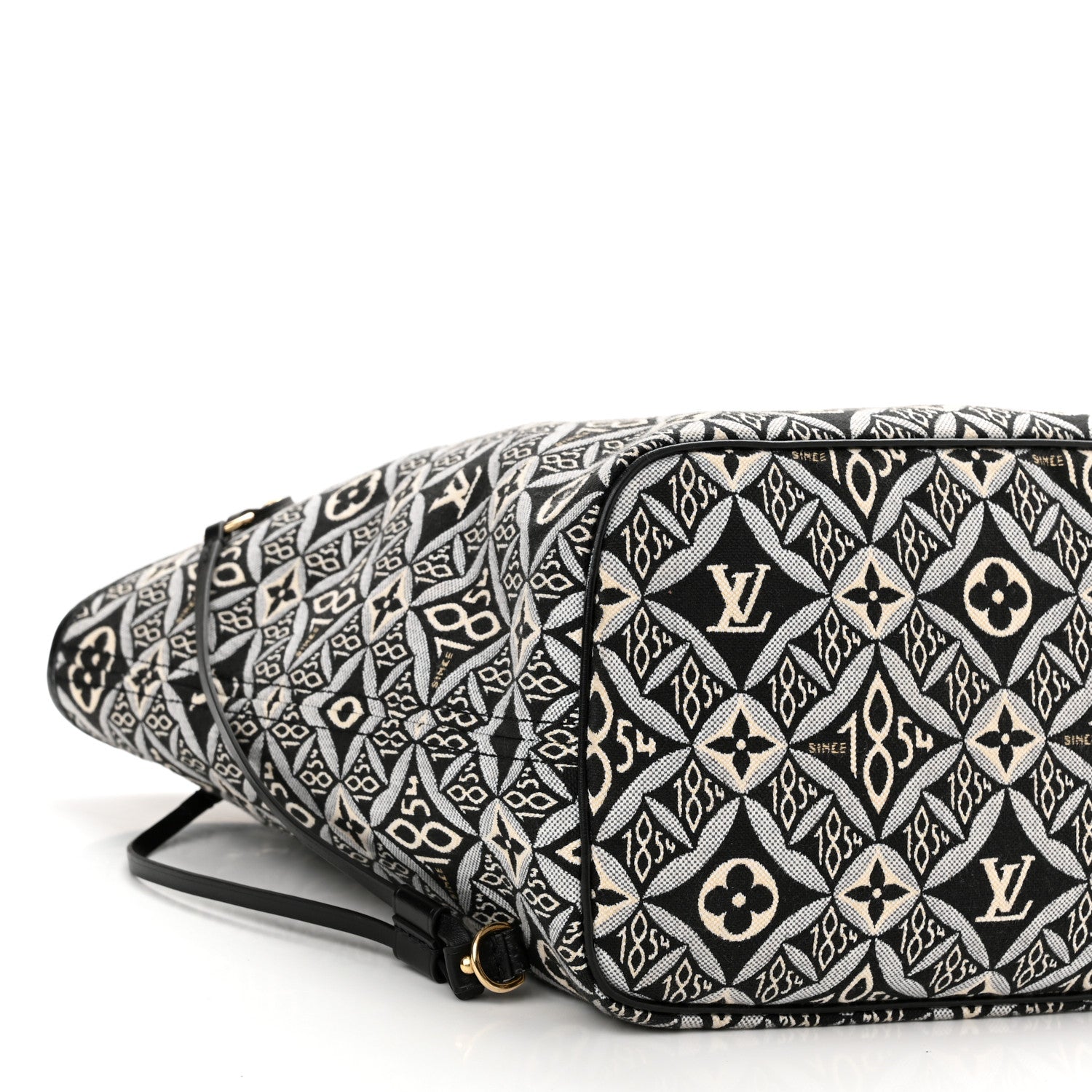 Louis Vuitton Jacquard Since 1854 Neverfull MM Grey 9 of 10