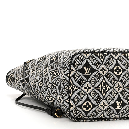 Louis Vuitton Jacquard Since 1854 Neverfull MM Grey 9 of 10