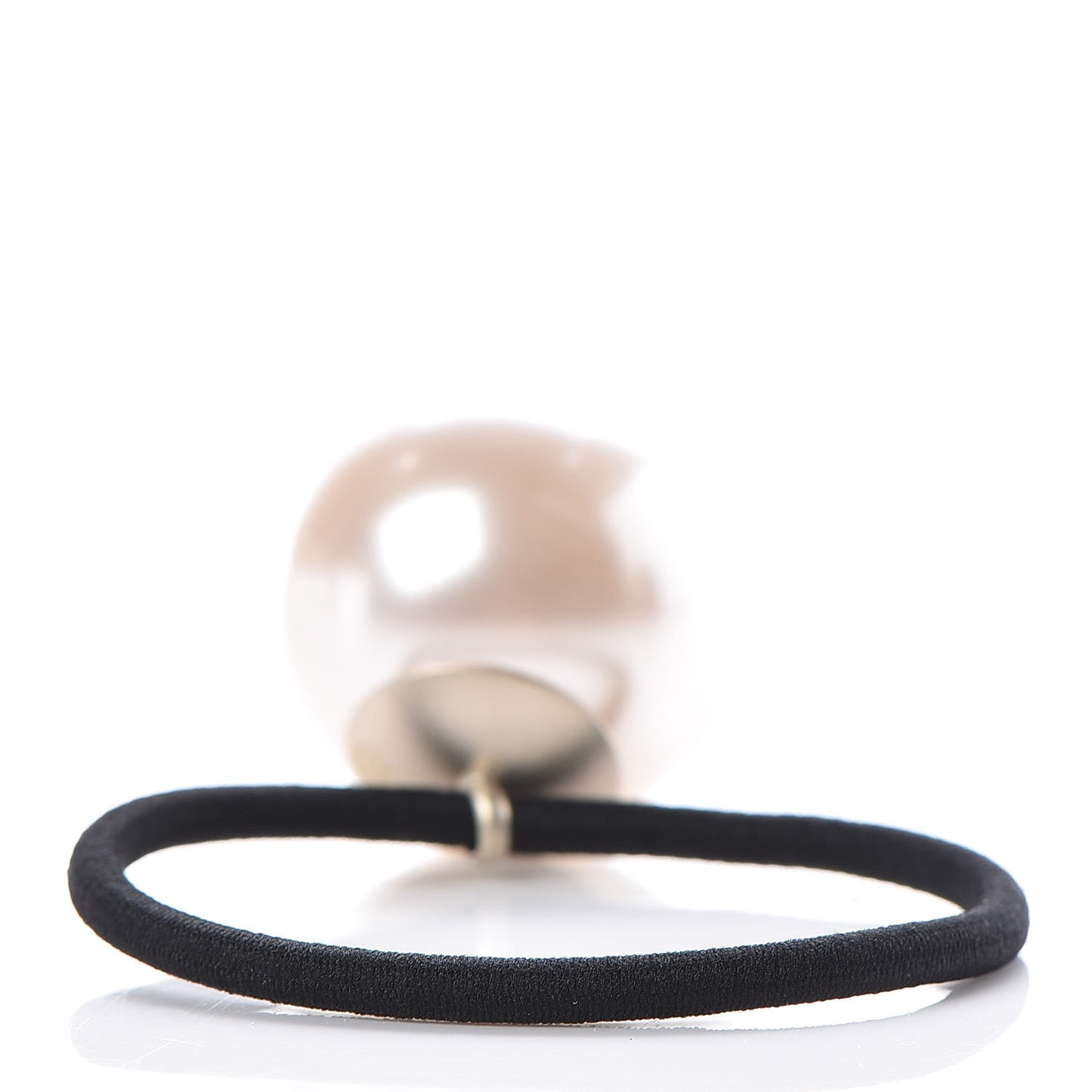 Pearl CC Hair Tie Black White