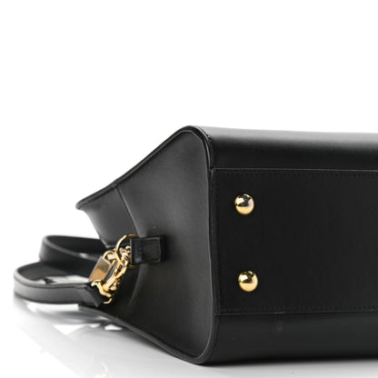 Saint Laurent Calfskin Monogram Baby Cabas Black 8 of 9