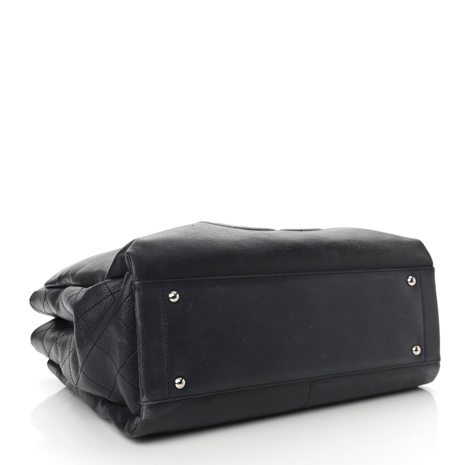 Chanel Caviar Executive Cerf Shopper Tote Navy 4 of 13