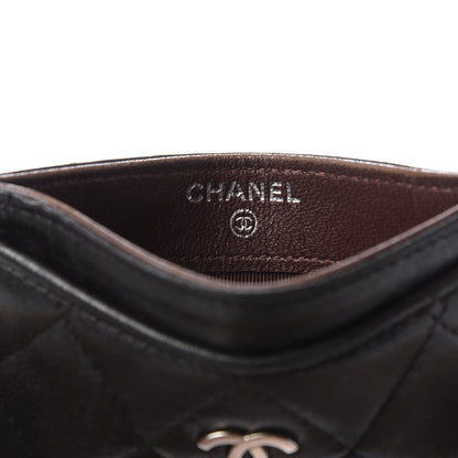 Chanel Lambskin Quilted Card Holder Black 8 of 10