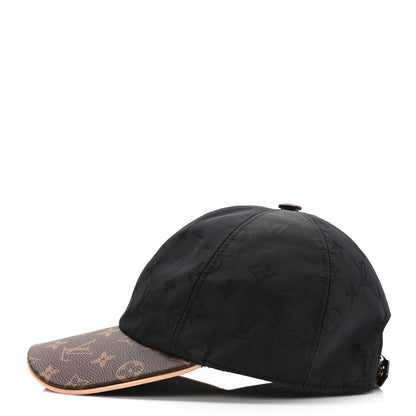 Louis Vuitton Polyester Silk Monogram LV Get Ready Cap M Black 4 of 9