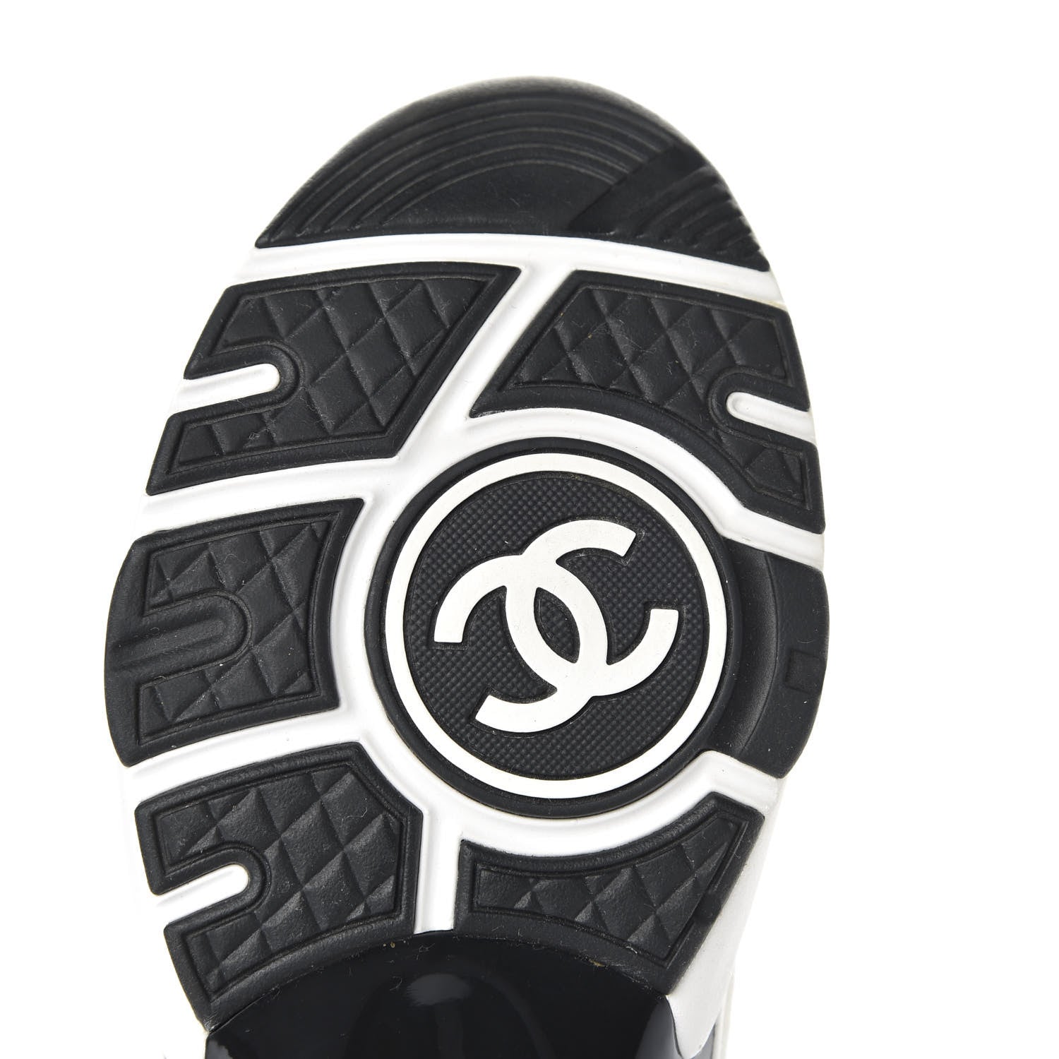 Chanel Wool Suede Calfskin CC Sneakers 37 Multicolor 7 of 11