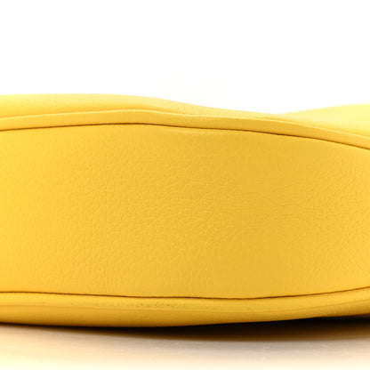 Versace Calfskin La Medusa Mini Hobo Crossbody Yellow 8 of 9