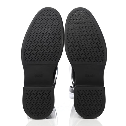 Hermes Calfskin Variation Monochromatic Boots 39.5 Black 5 of 8