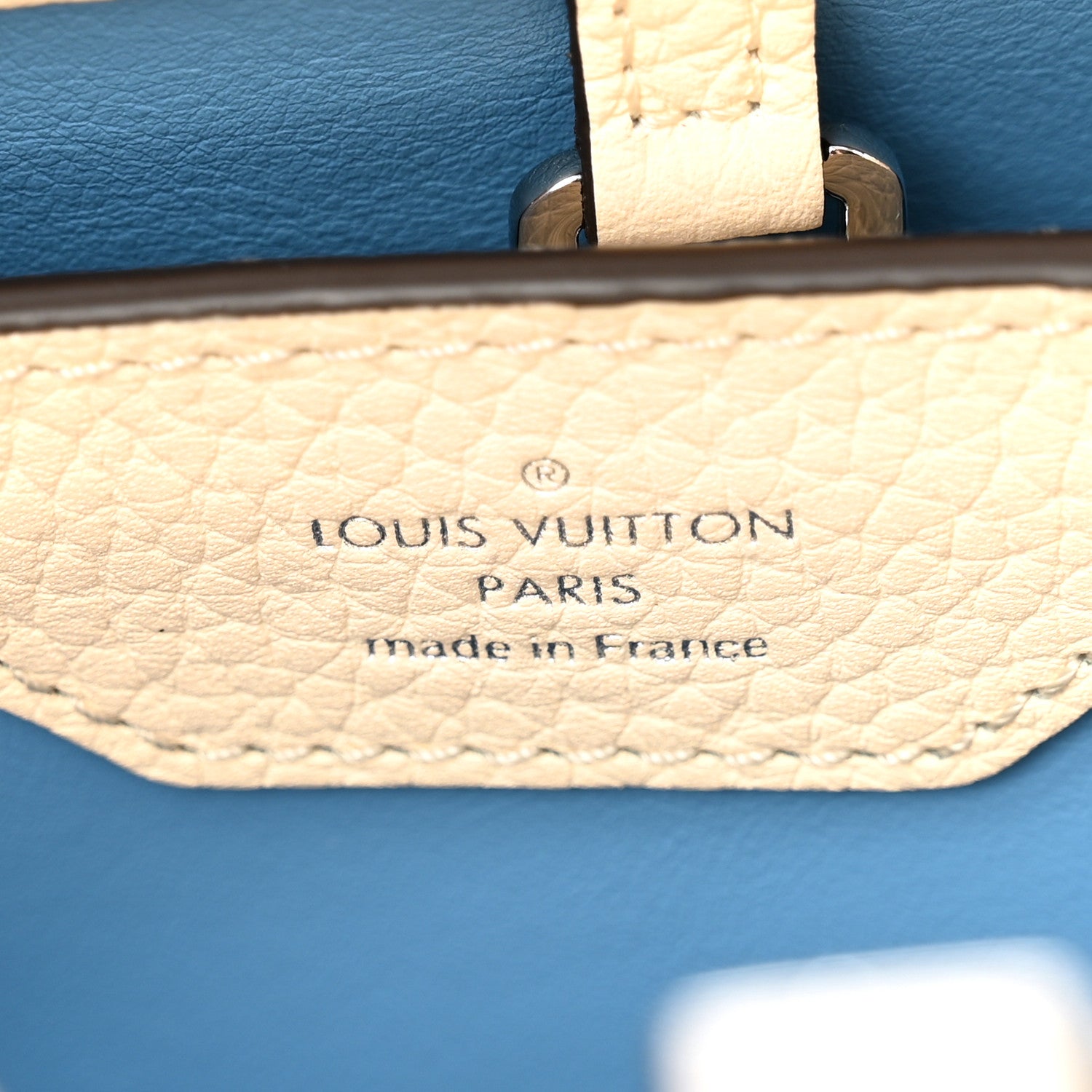 Louis Vuitton Taurillon Capucines MM Gradient Blue 6 of 9
