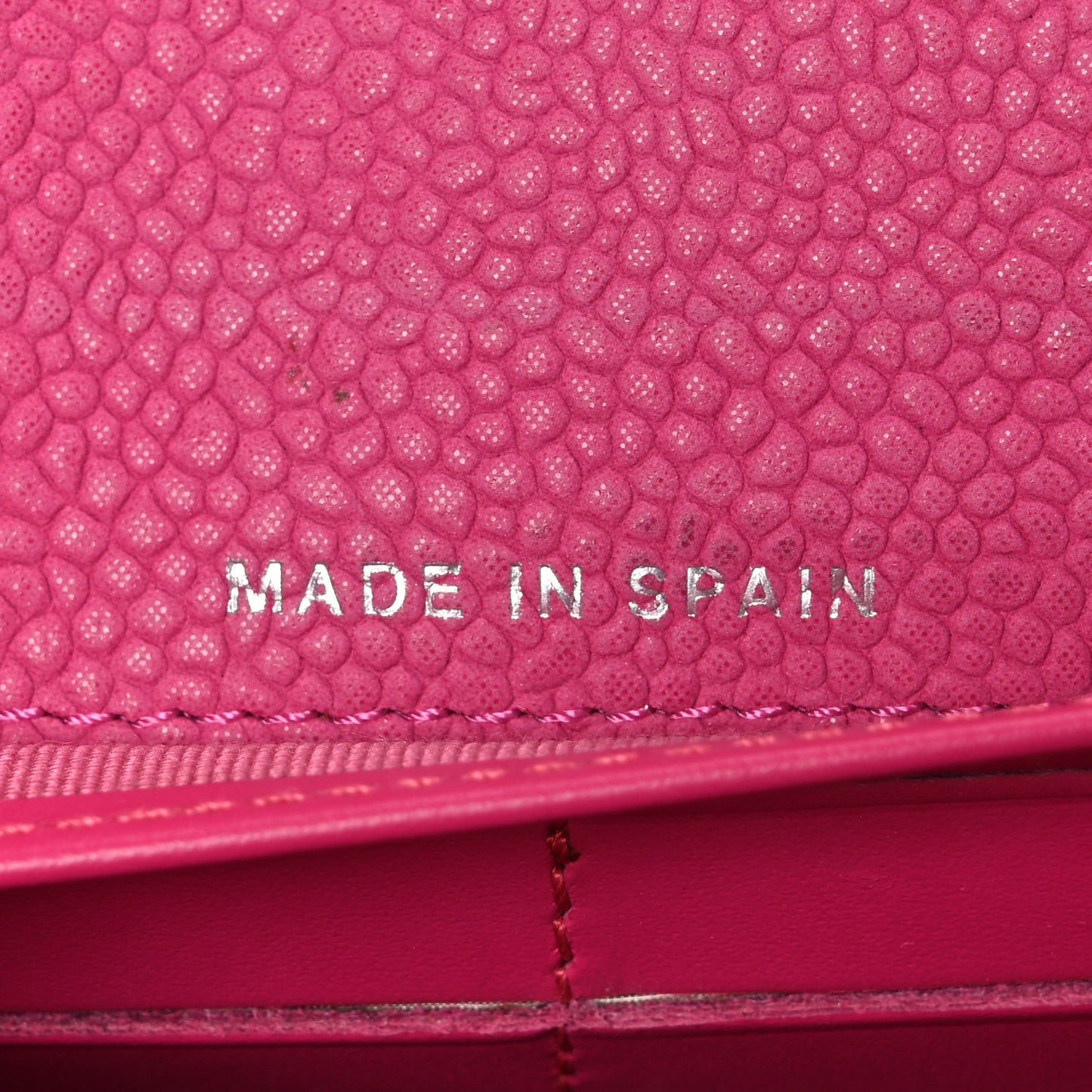 Caviar Quilted Large Gusset Flap Wallet Pink