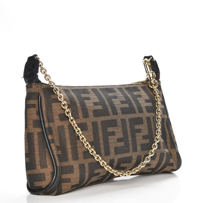 Fendi Zucca Vitello Elite Pochette Tobacco 3 of 10