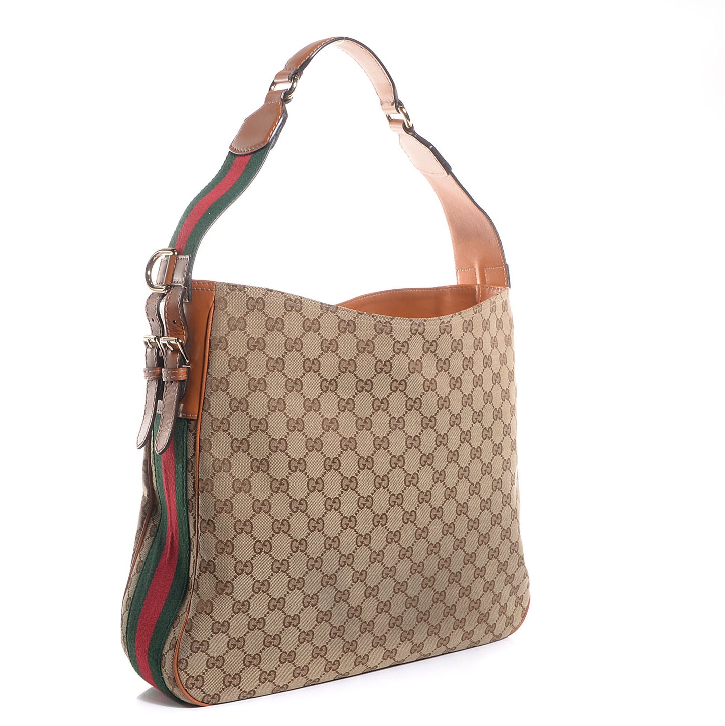 Monogram Medium Heritage Shoulder Bag Light Tobacco