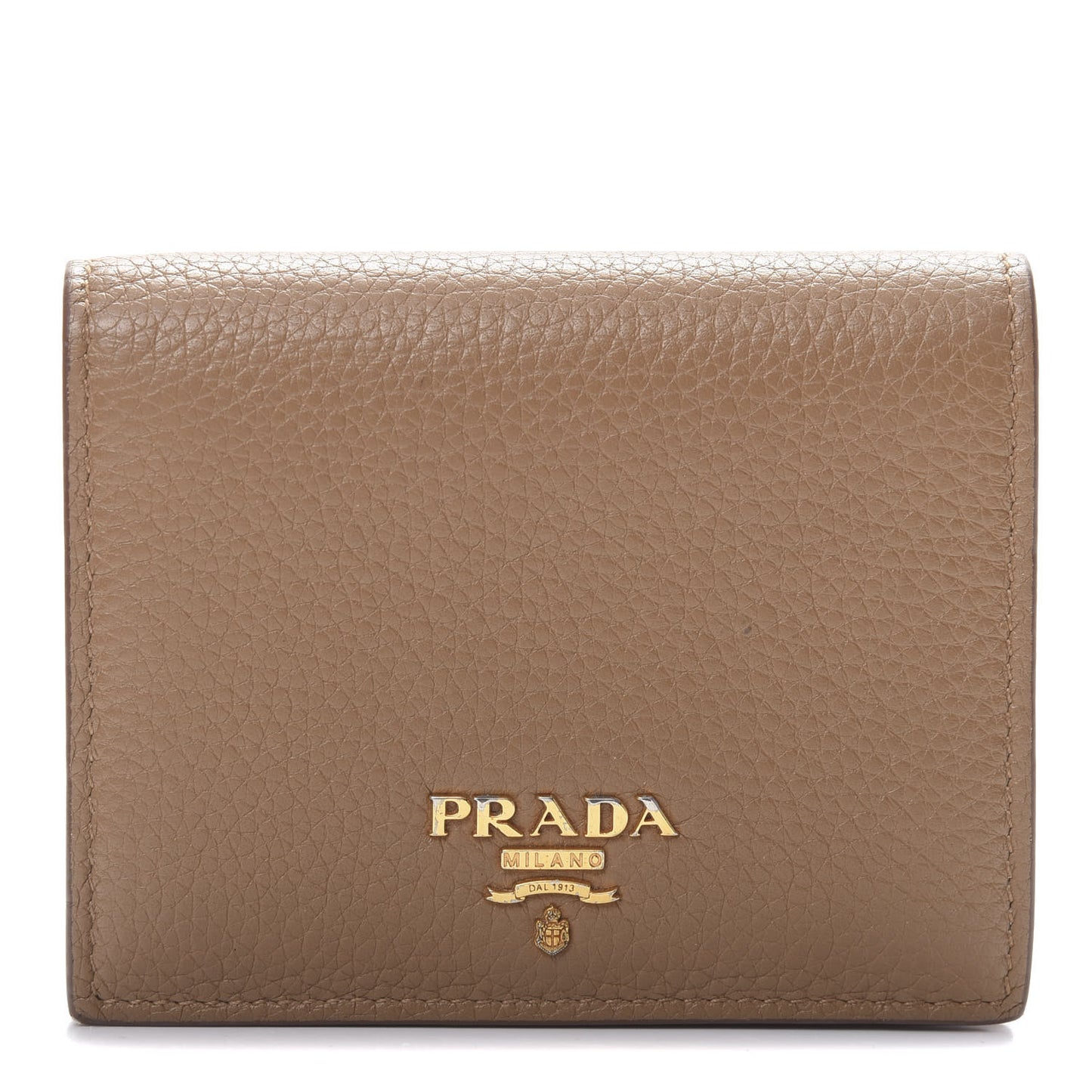 Vitello Daino Small Bi-Fold Wallet Caramel