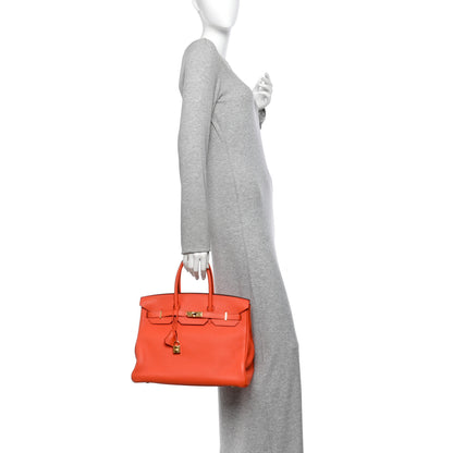 Hermes Togo BIRKIN 35 Feu 2 of 10