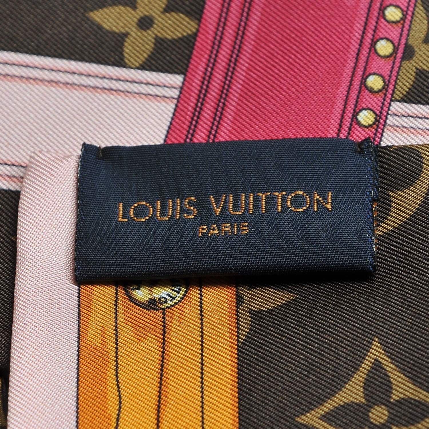 Louis Vuitton Silk Monogram Summer Trunks Bandeau Brown 3 of 4