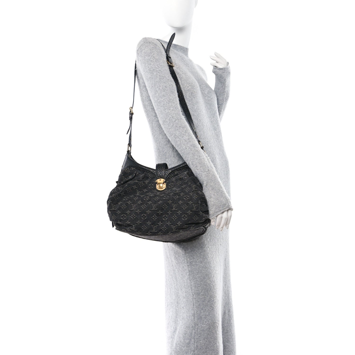 Louis Vuitton Denim Mahina XS Black 2 of 10