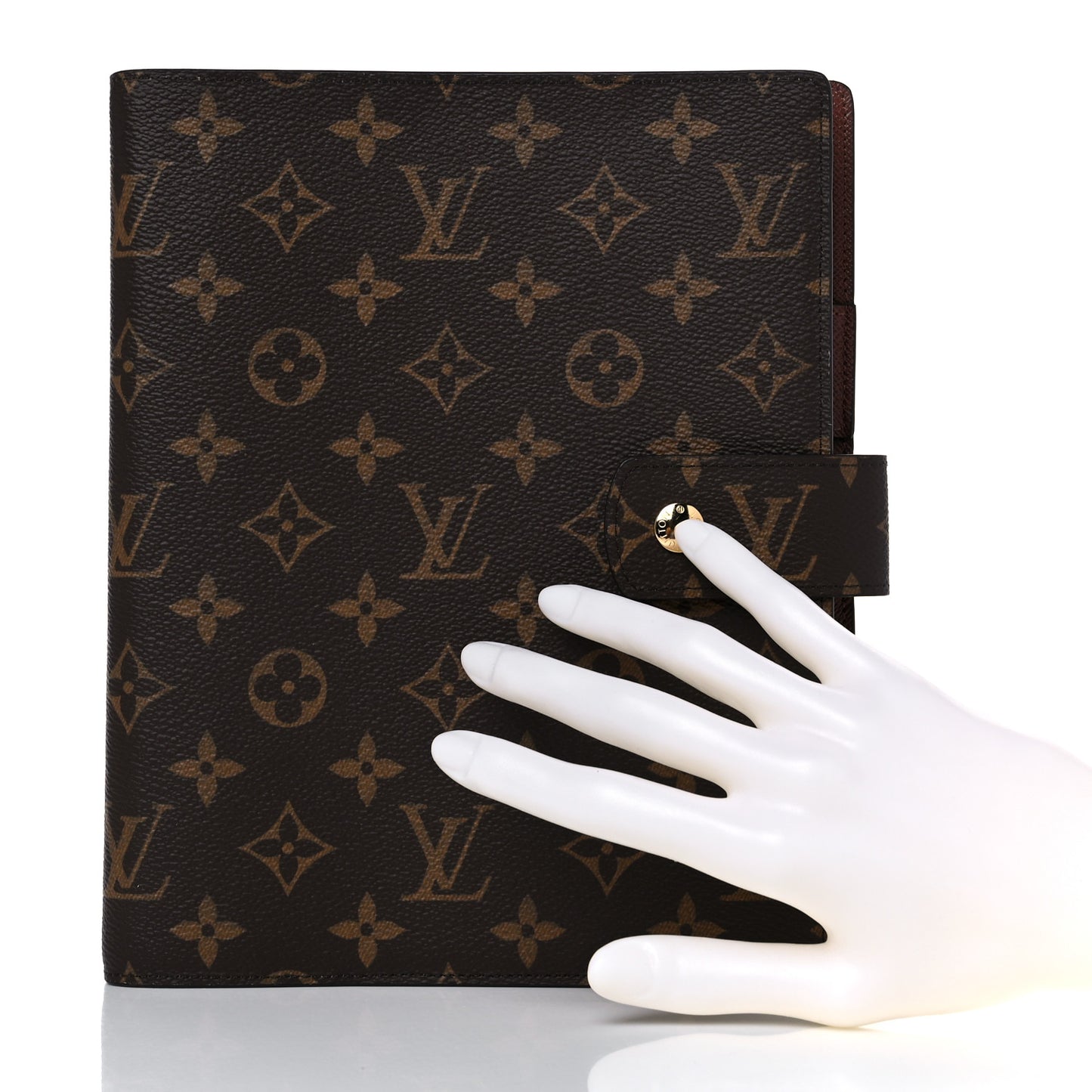 Monogram Large Ring Agenda Cover