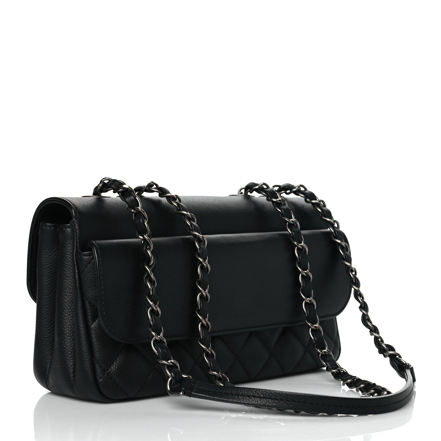 Caviar All About Flap Bag Black