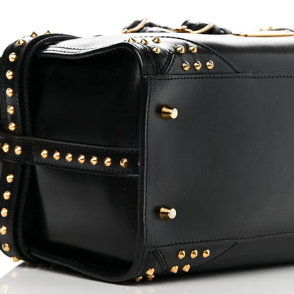 Burberry Polished Bridle Calfskin Studded Bag Black 10 of 17