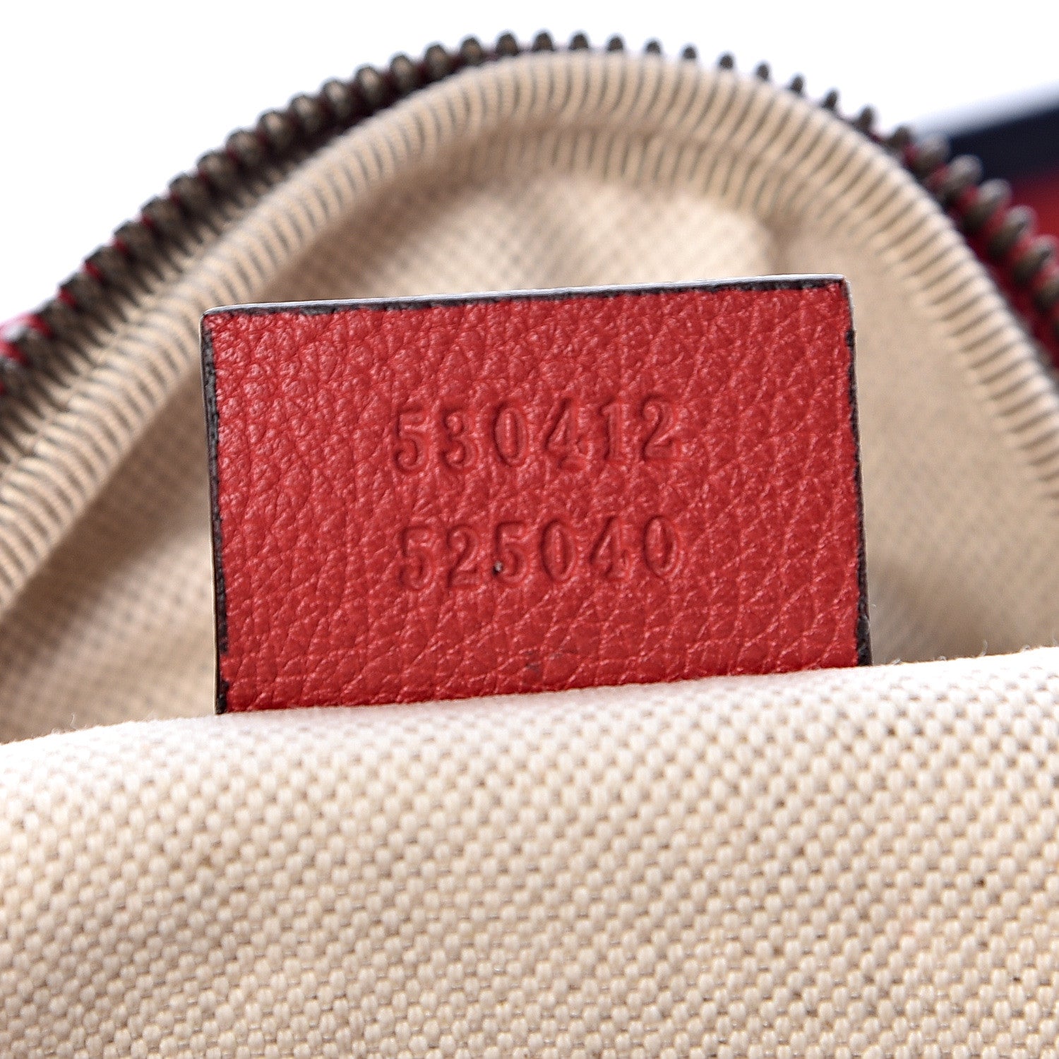 Gucci Grained Calfskin Logo Belt Bag Hibiscus Red 7 of 10