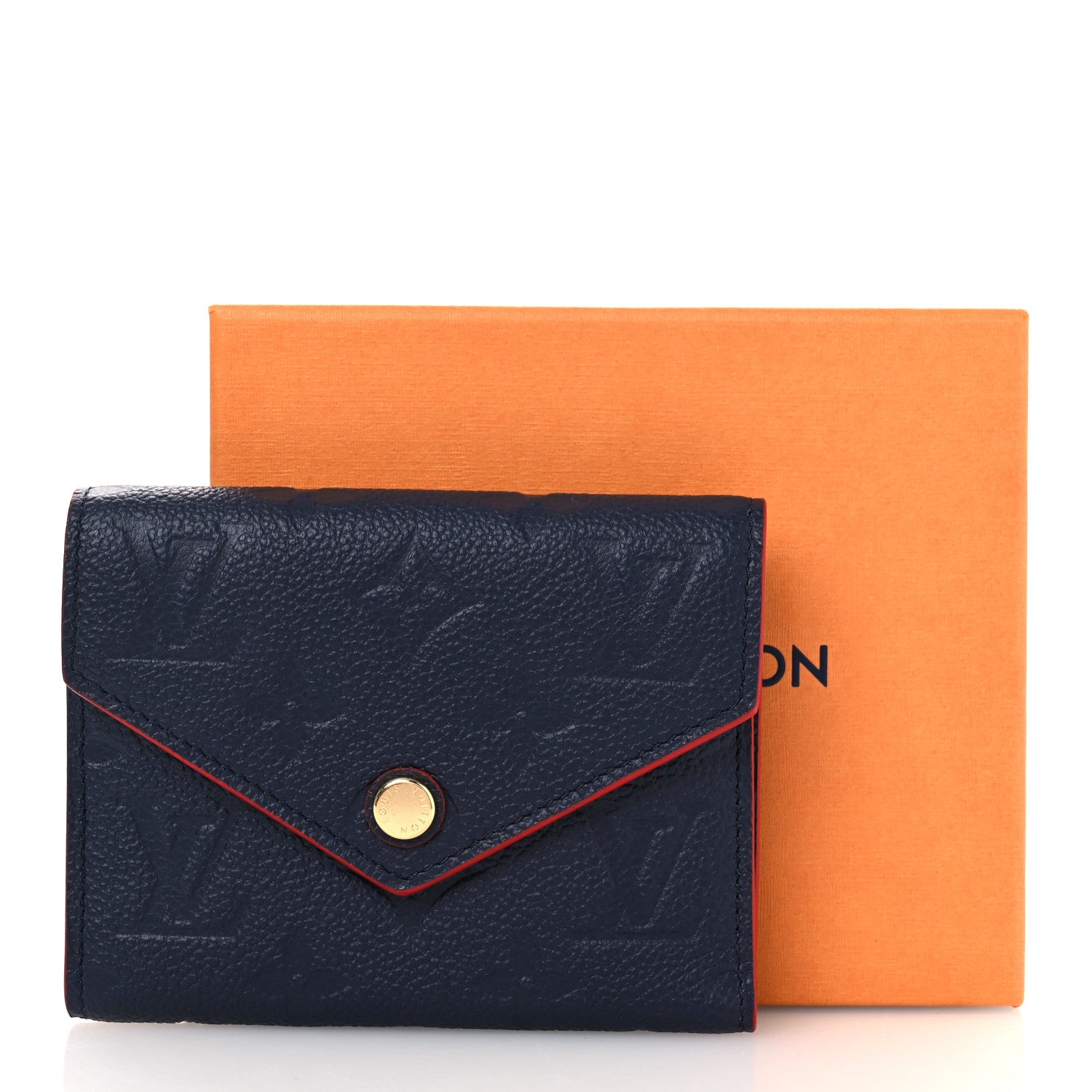 Louis Vuitton Empreinte Victorine Wallet Marine Rouge 8 of 8