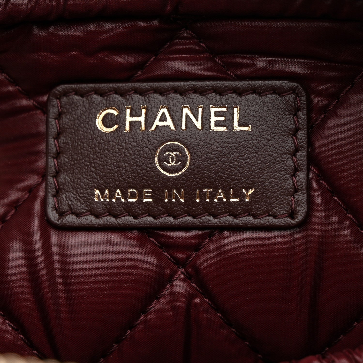 Chanel Caviar Quilted Medium Curvy Pouch Cosmetic Case Black 6 of 8
