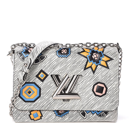 Louis Vuitton Epi Azteque Twist Shoulder Bag MM White 1 of 9