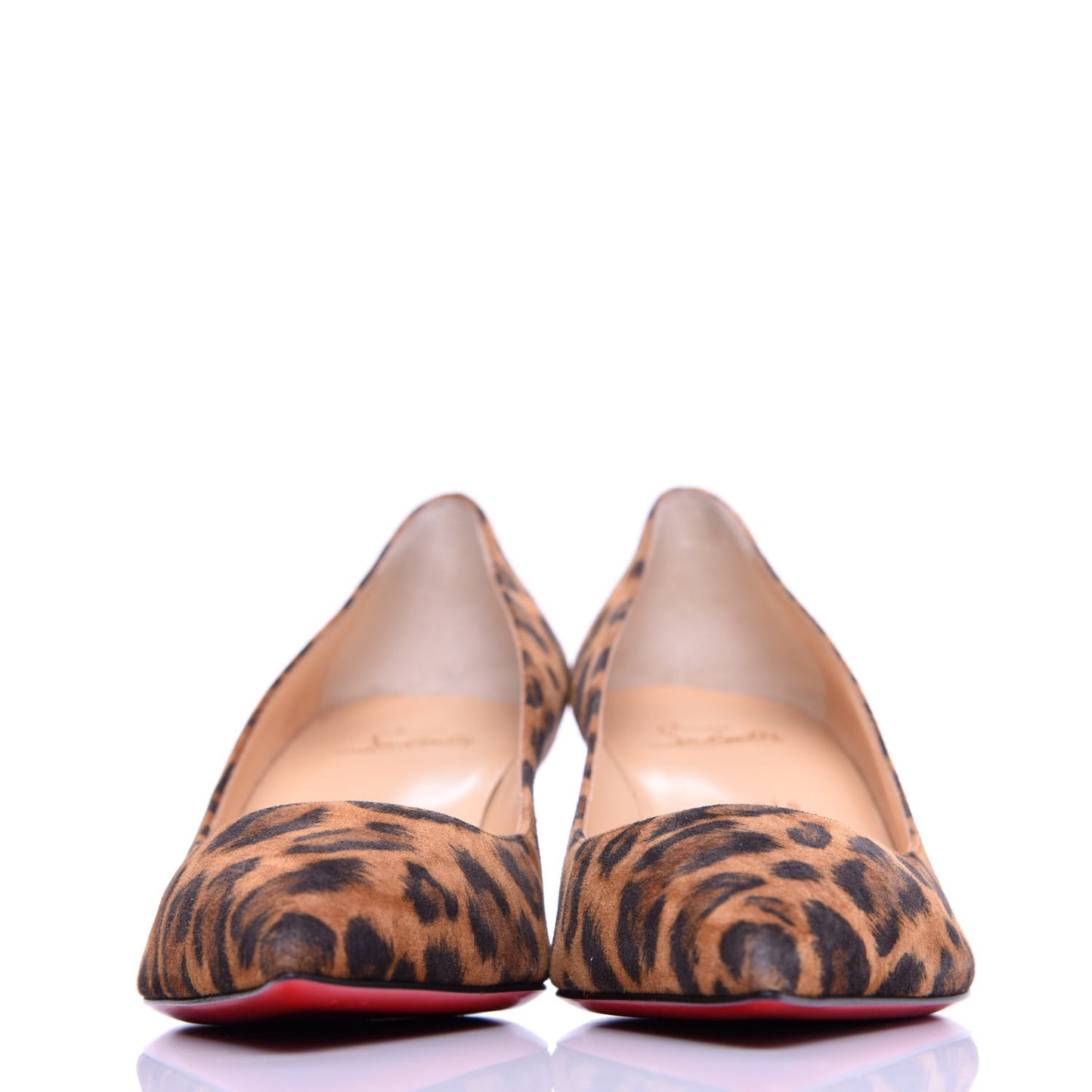 Veau Velours Leopard Kate 55 Pumps 37.5 Caramel