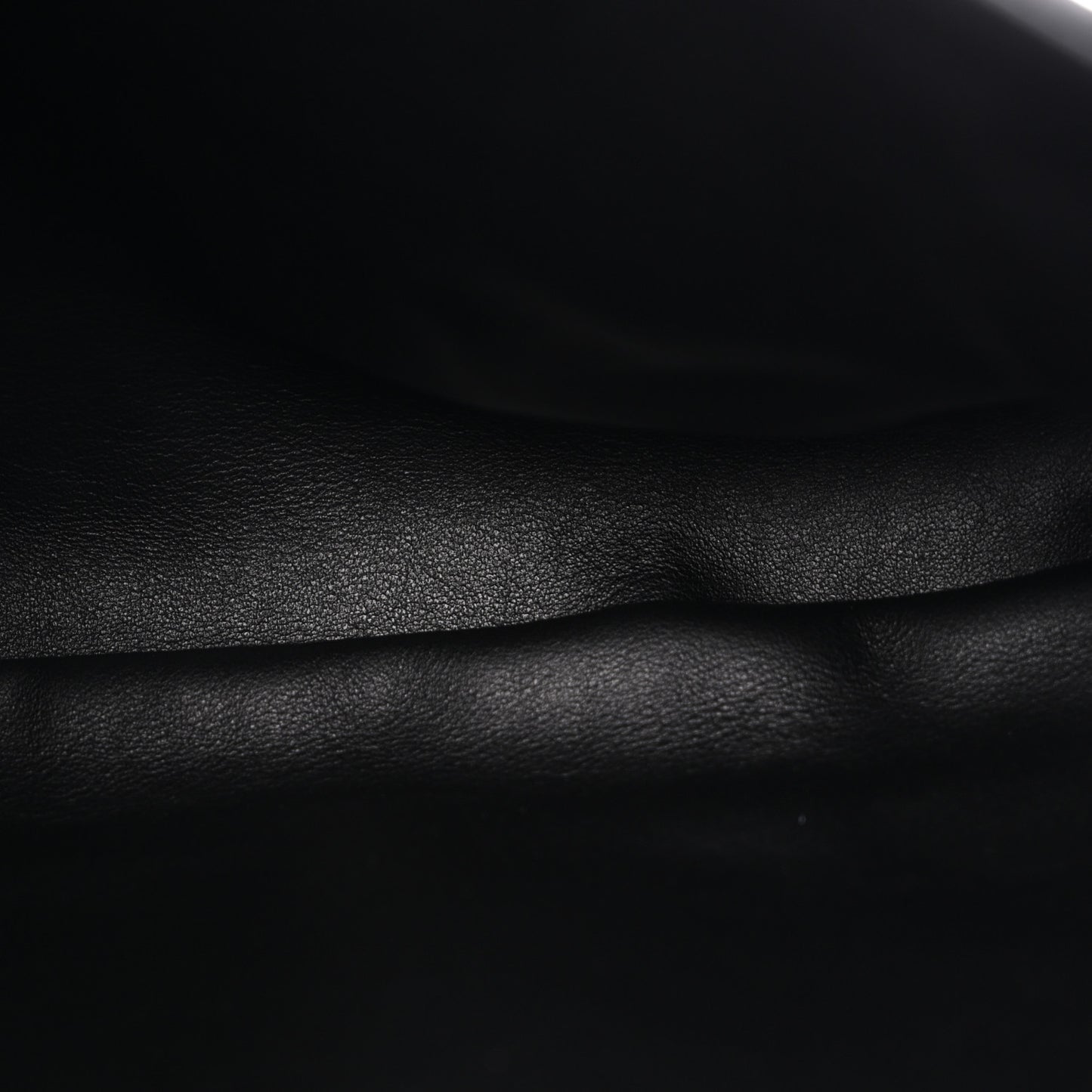 Nappa Intrecciato Portfolio Clutch Black