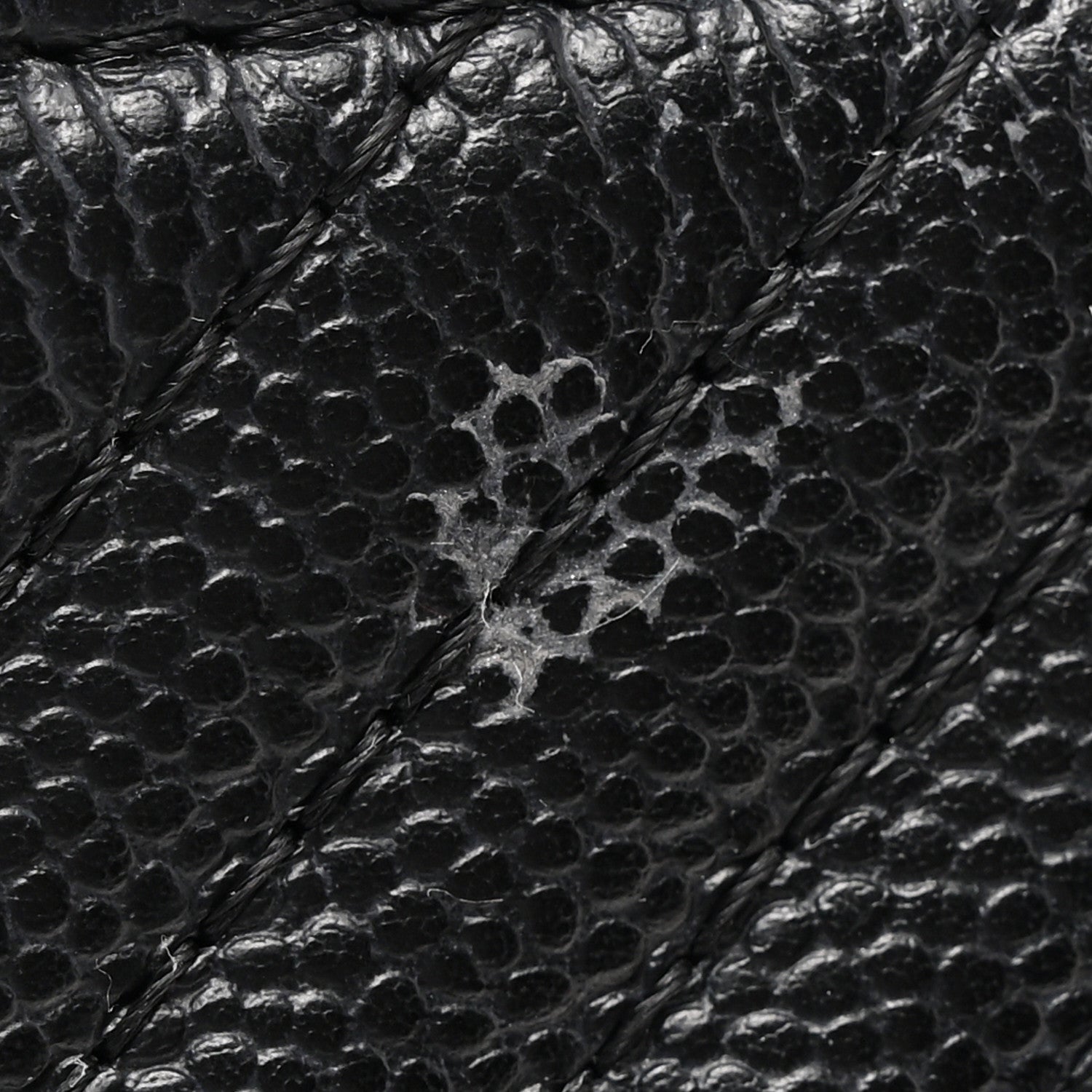 Chanel Caviar Chevron Quilted Large Cosmetic Case Black 8 of 9