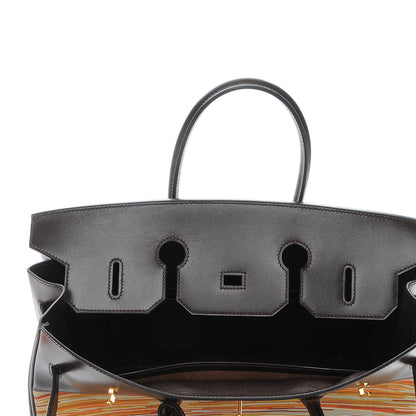 Hermes Box Vibrato Birkin 35 Chocolate 20 of 24