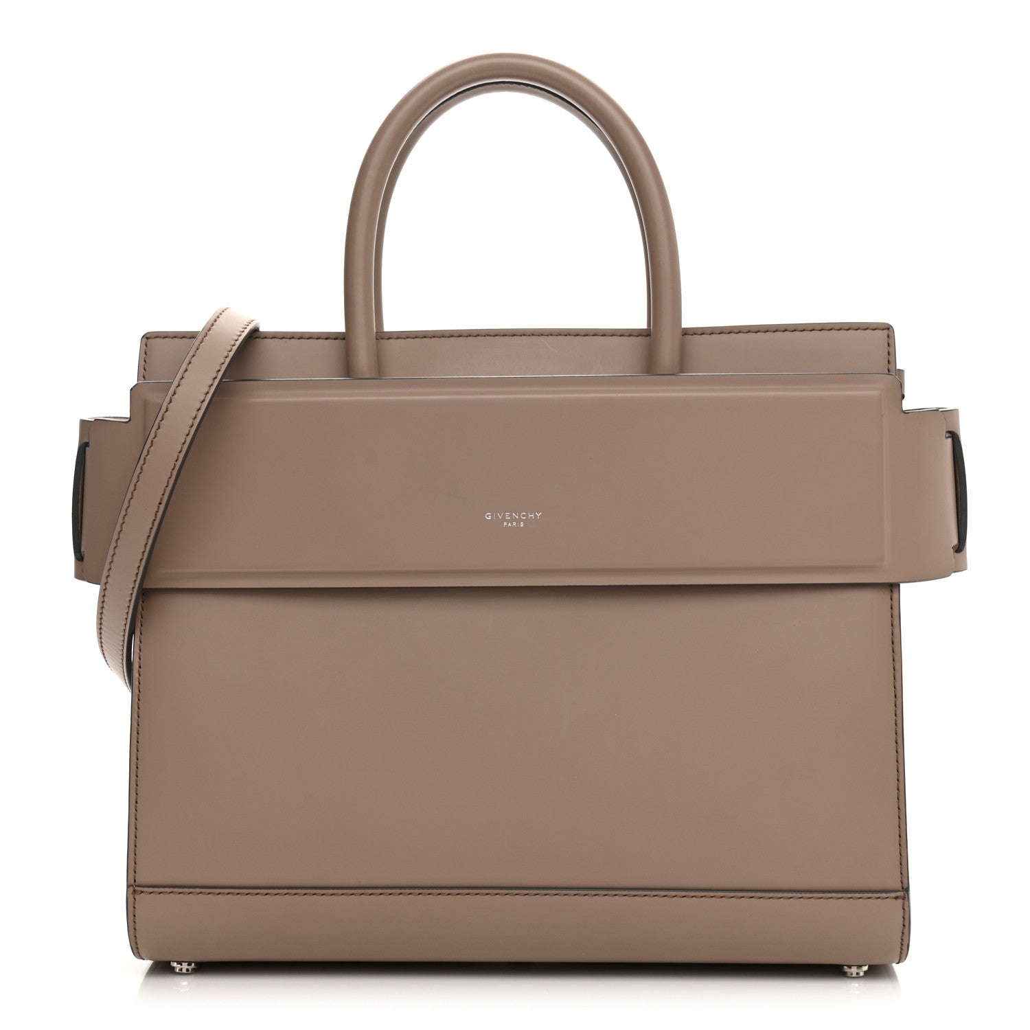 Givenchy Smooth Calfskin Small Horizon Satchel Linen 1 of 11
