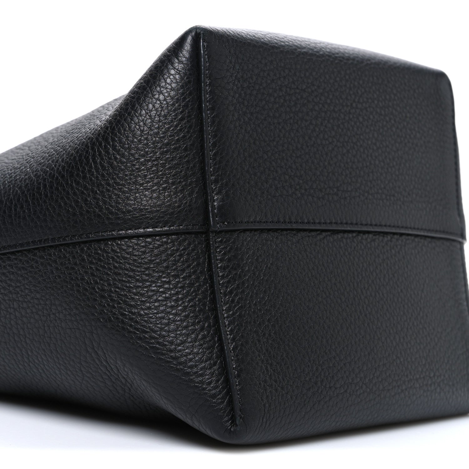 The Row Grained Calfskin Medium N/S Park Tote Black 9 of 10