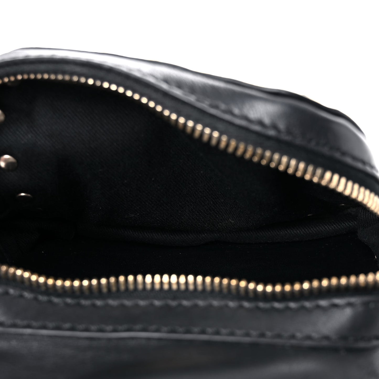 Calfskin Mini Rockstud Backpack Black