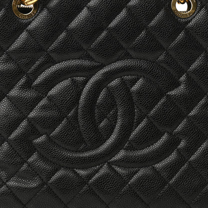 Chanel Caviar Quilted Grand Shopping Tote GST Black 8 of 10