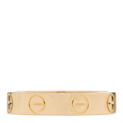 Cartier 18K Yellow Gold 3.5mm LOVE Wedding Band Ring 47 4 3 of 4