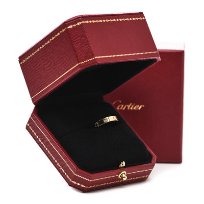 Cartier 18K Yellow Gold 3.5mm LOVE Wedding Band Ring 54 6.75 5 of 5