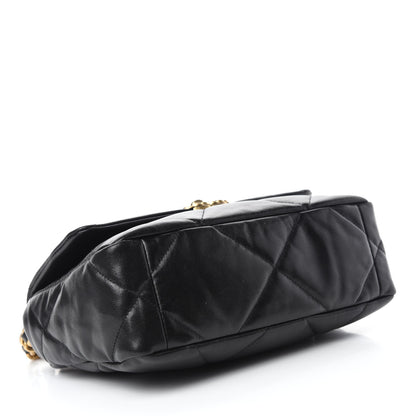Chanel Goatskin Quilted Medium Chanel 19 Flap Black 4 of 10