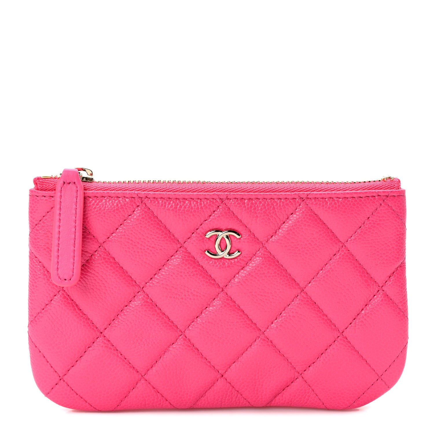 Chanel Caviar Quilted Small Cosmetic Case Fuchsia 1 of 8