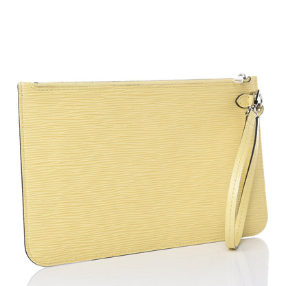 Louis Vuitton Epi Neverfull Pochette MM GM Vanilla 3 of 8