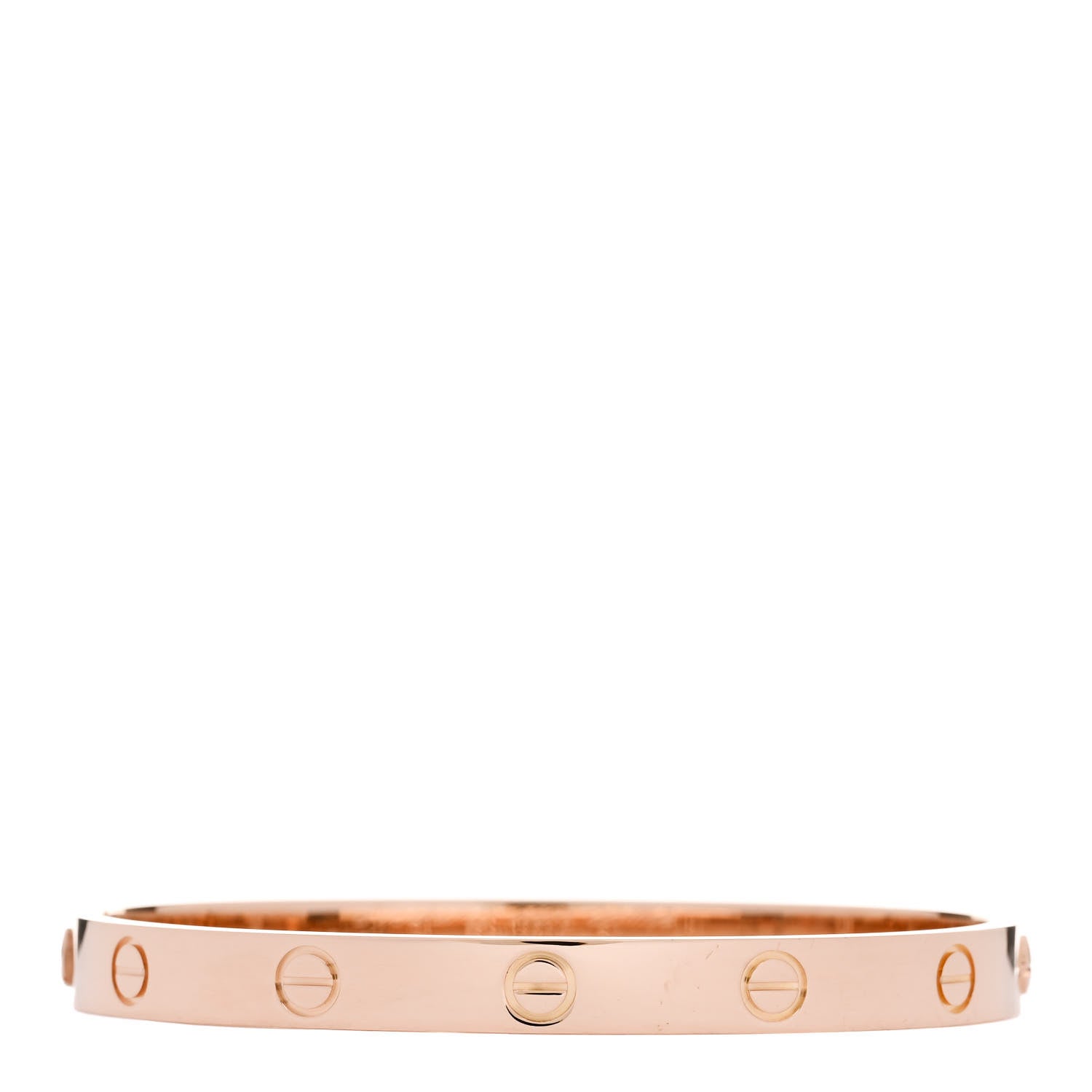 Cartier 18K Pink Gold LOVE Bracelet 17 1 of 8