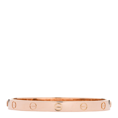 Cartier 18K Pink Gold LOVE Bracelet 17 1 of 8