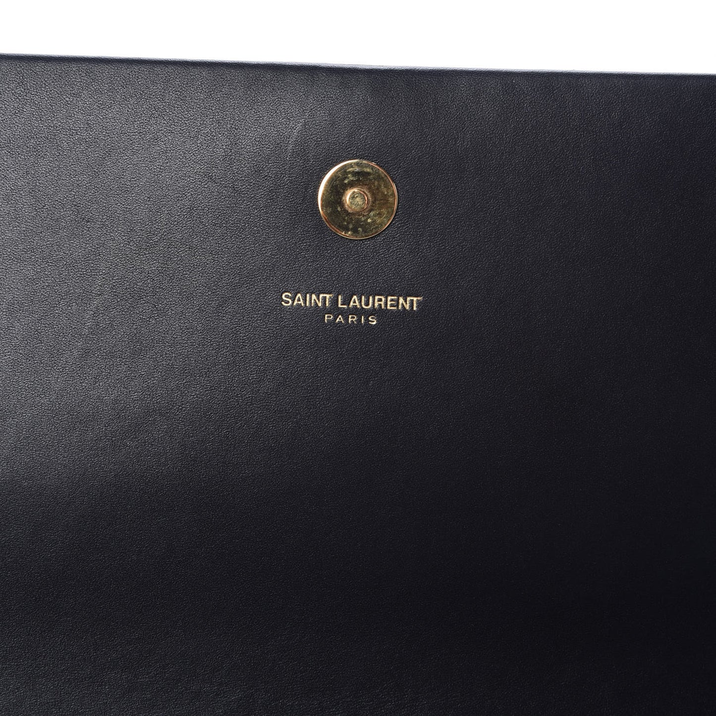 Calfskin Classic Monogram Tassel Clutch Black