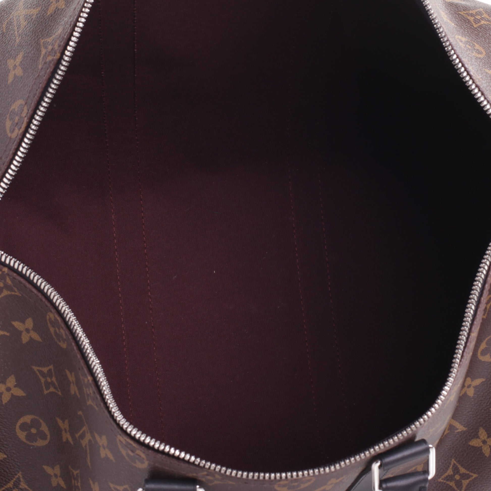 Louis Vuitton Monogram Macassar Keepall Bandouliere 45 7 of 7