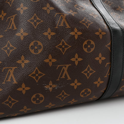 Louis Vuitton Monogram Macassar Keepall Bandouliere 55 13 of 13
