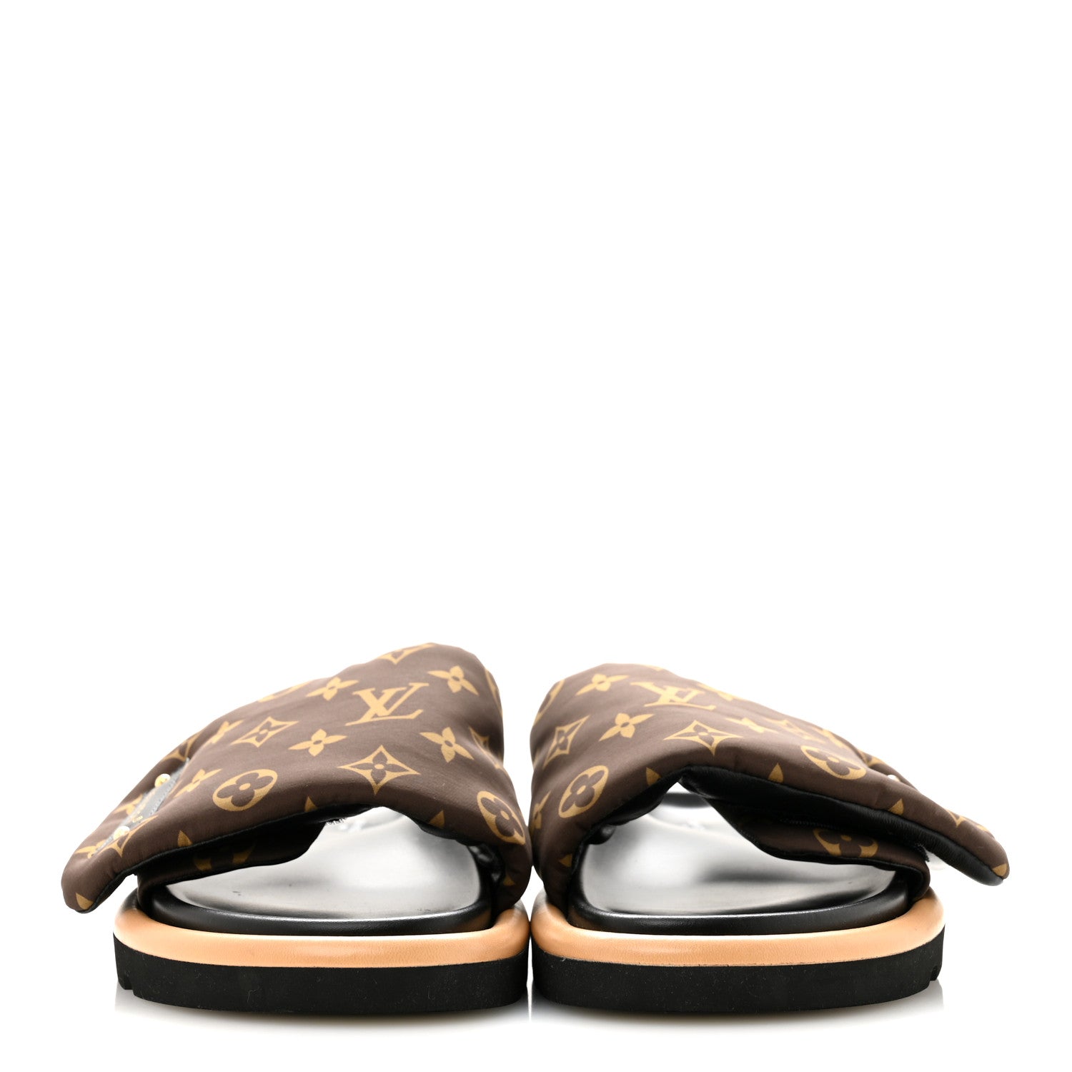 Louis Vuitton Nylon Monogram Pool Pillow Comfort Mule 41 Cacao Brown 3 of 9
