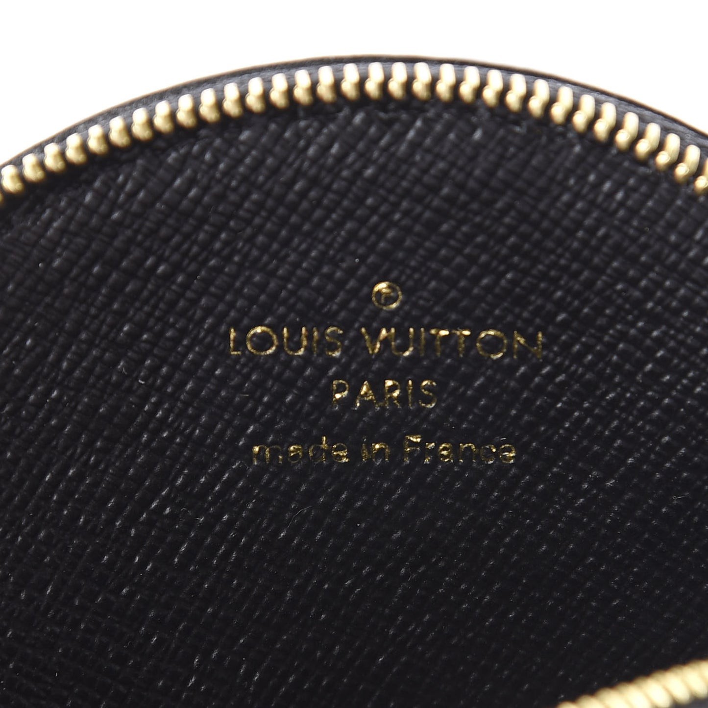 Monogram Giant Crafty Round Coin Purse Creme Rouge