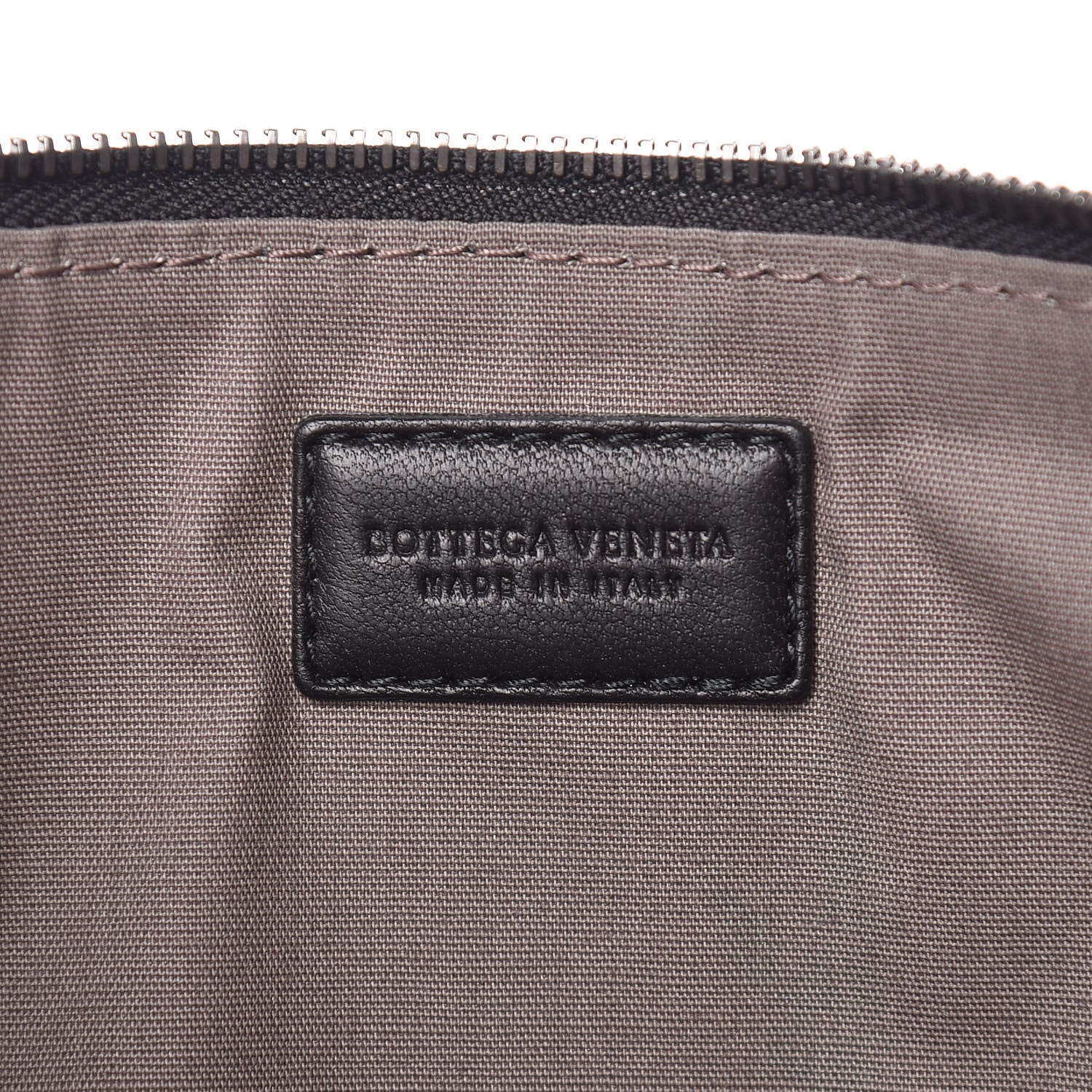 Bottega Veneta Nappa Intrecciato Large Flat Zip Biletto Pouch Black 6 of 7