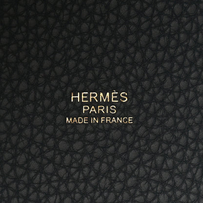 Hermes Taurillon Maurice Picotin Lock 18 PM Graphite 6 of 11