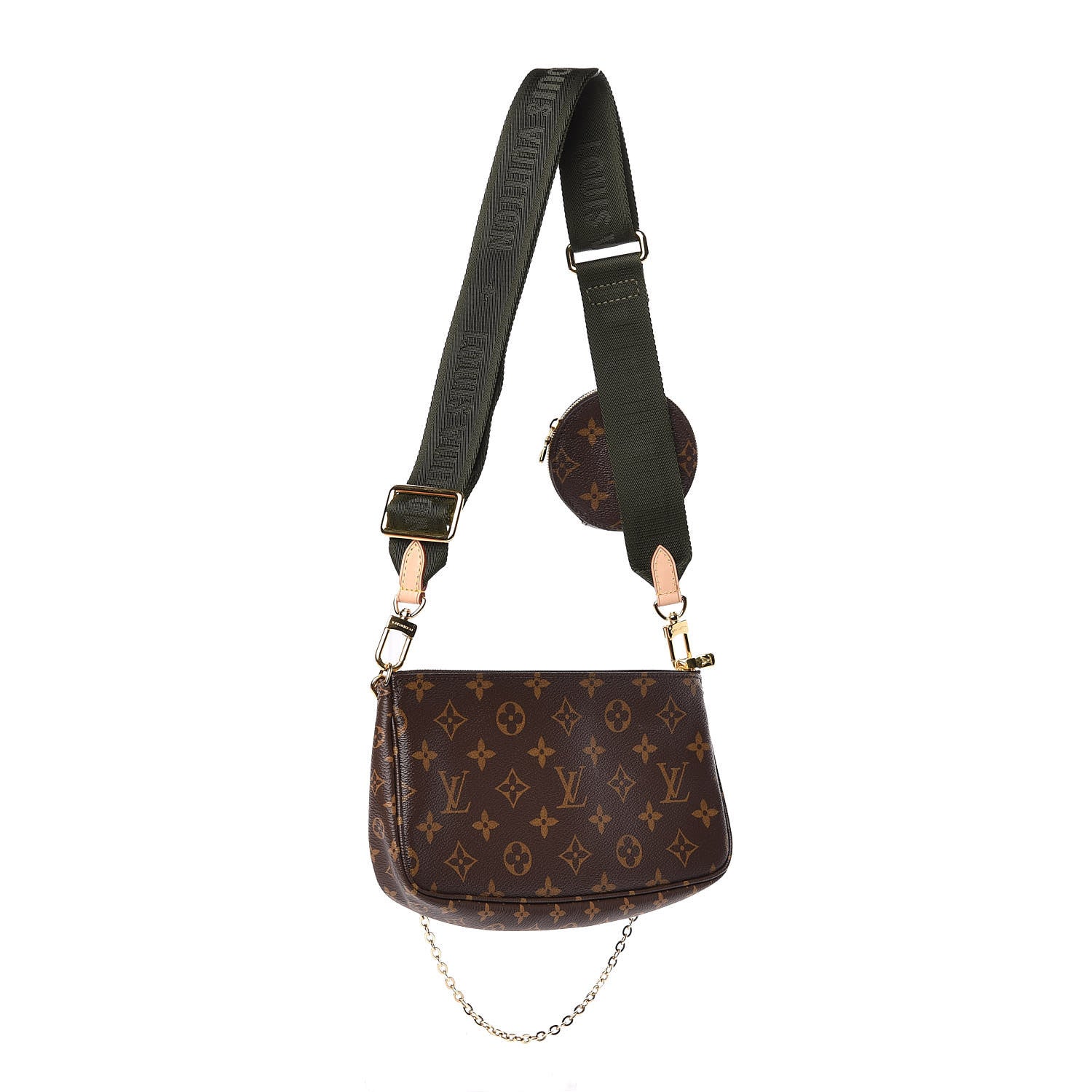 Louis Vuitton Monogram Multi Pochette Accessories Kaki 3 of 12