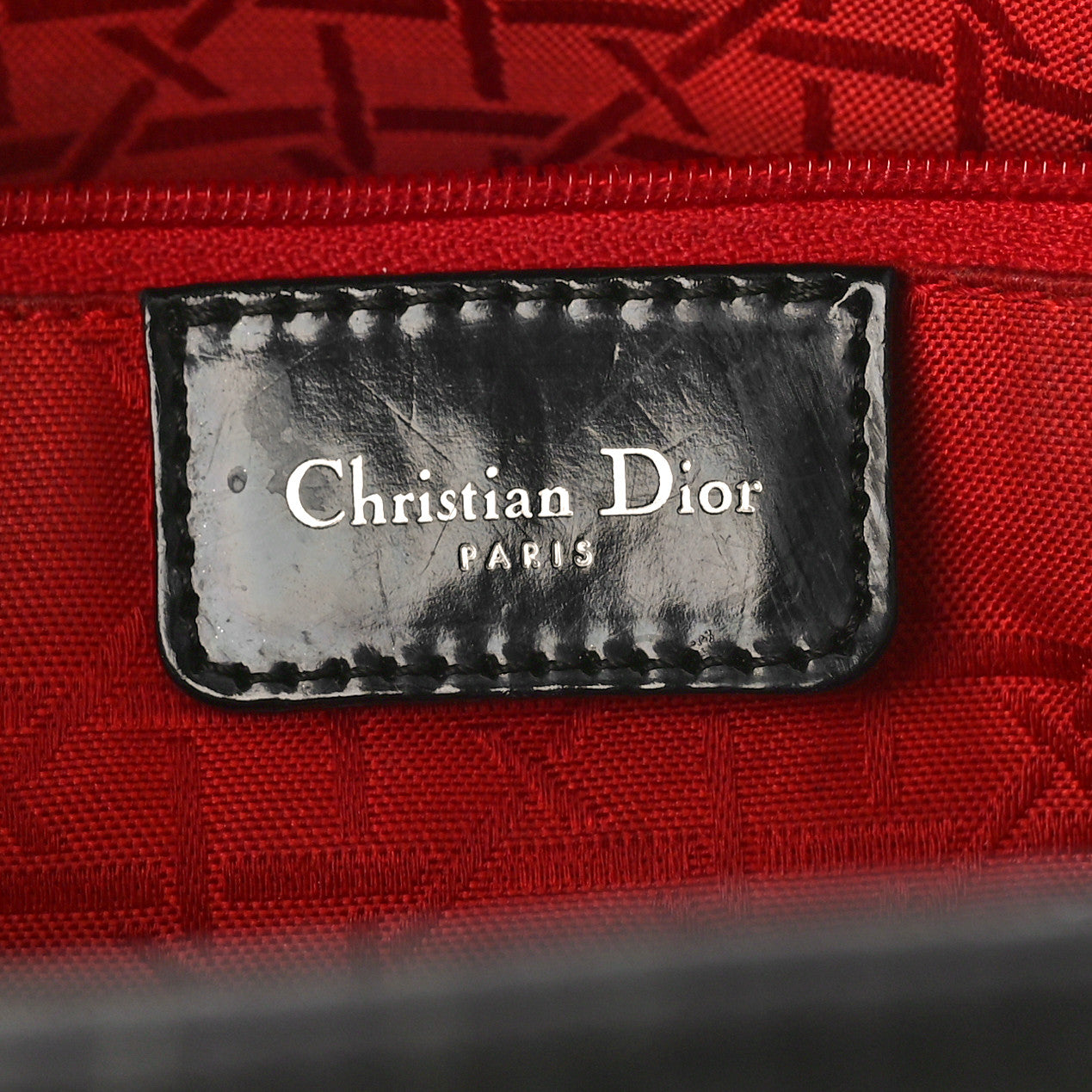 Christian Dior Nylon Cannage Large Lady Dior Black 6 of 12
